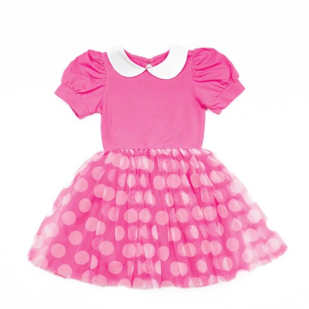 Taylor Joelle Pink Polka Dot Vacation 2.0 Dress